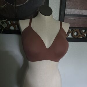 Knix Brown Wireless Bra Seamless Comfort